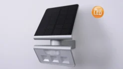 STEINEL XSolar L-S aurinkokäyttöinen LED-ulkoseinälamppu, valkoinen