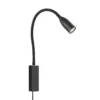 Sten LED-seinävalaisin eleohjauksella, musta