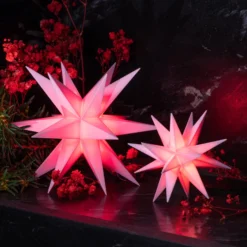 Sterntaler Mini-tähti paristokäyt., Ø12 cm roosa