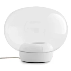 Stilnovo La Mariée LED-pöytälamppu, läpinäkyvä/valkoinen