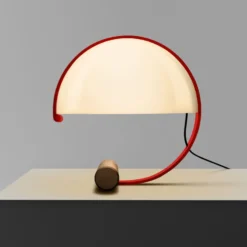 Stilnovo Meta LED-pöytälamppu, sis. E27-LED punainen