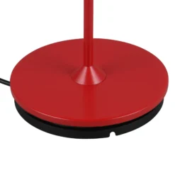 Suarez LED ladattava pöytävalaisin, punainen, korkeus 39 cm, metalli,