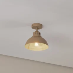 Sven kattovalaisin, 1-valo, beige, teräs