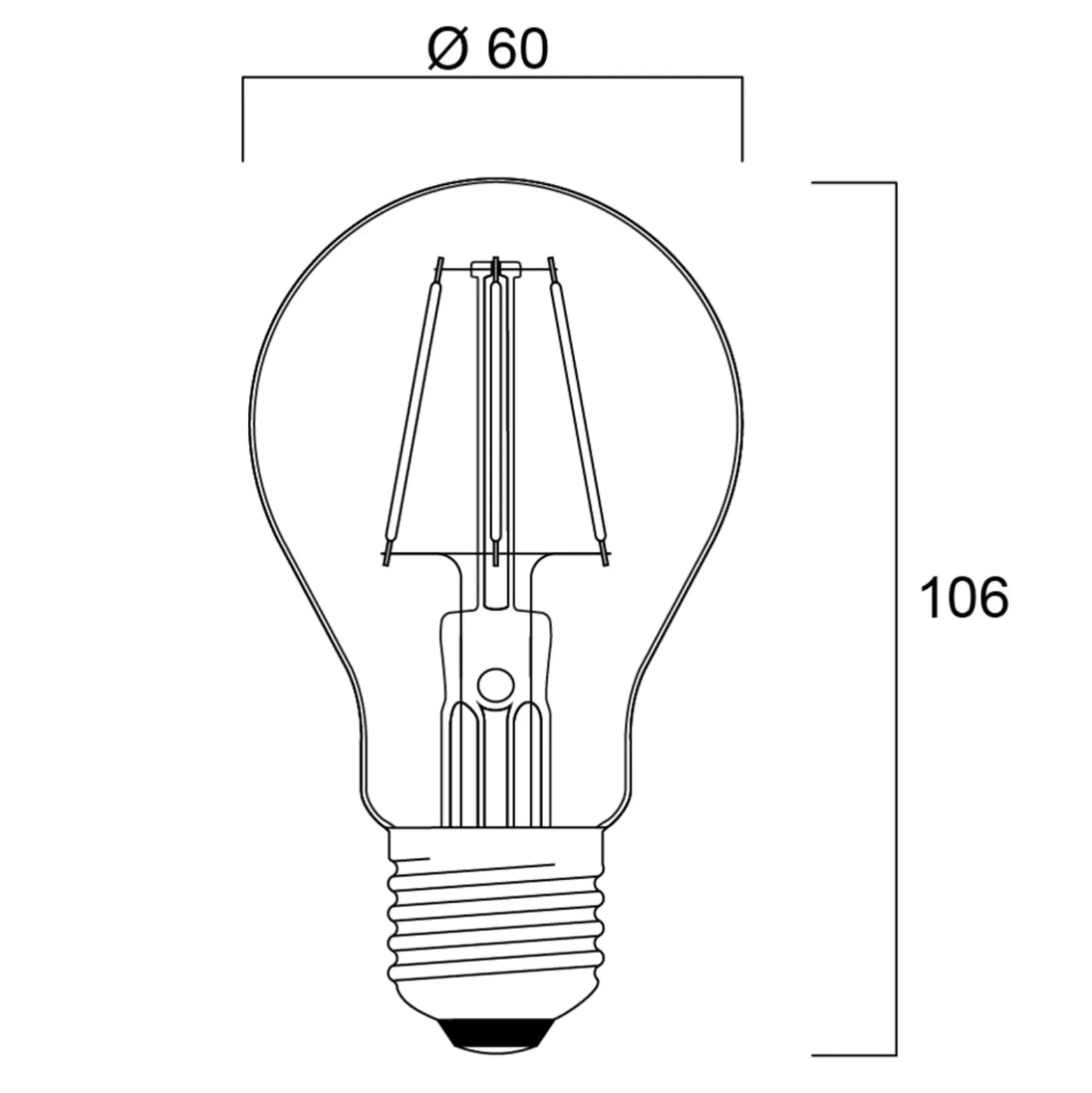 Sylvania ToLEDo Retro LED-lamppu E27 4.1W punainen