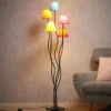 Tekstiililattiavalaisin Colori 5 lamppua värikäs