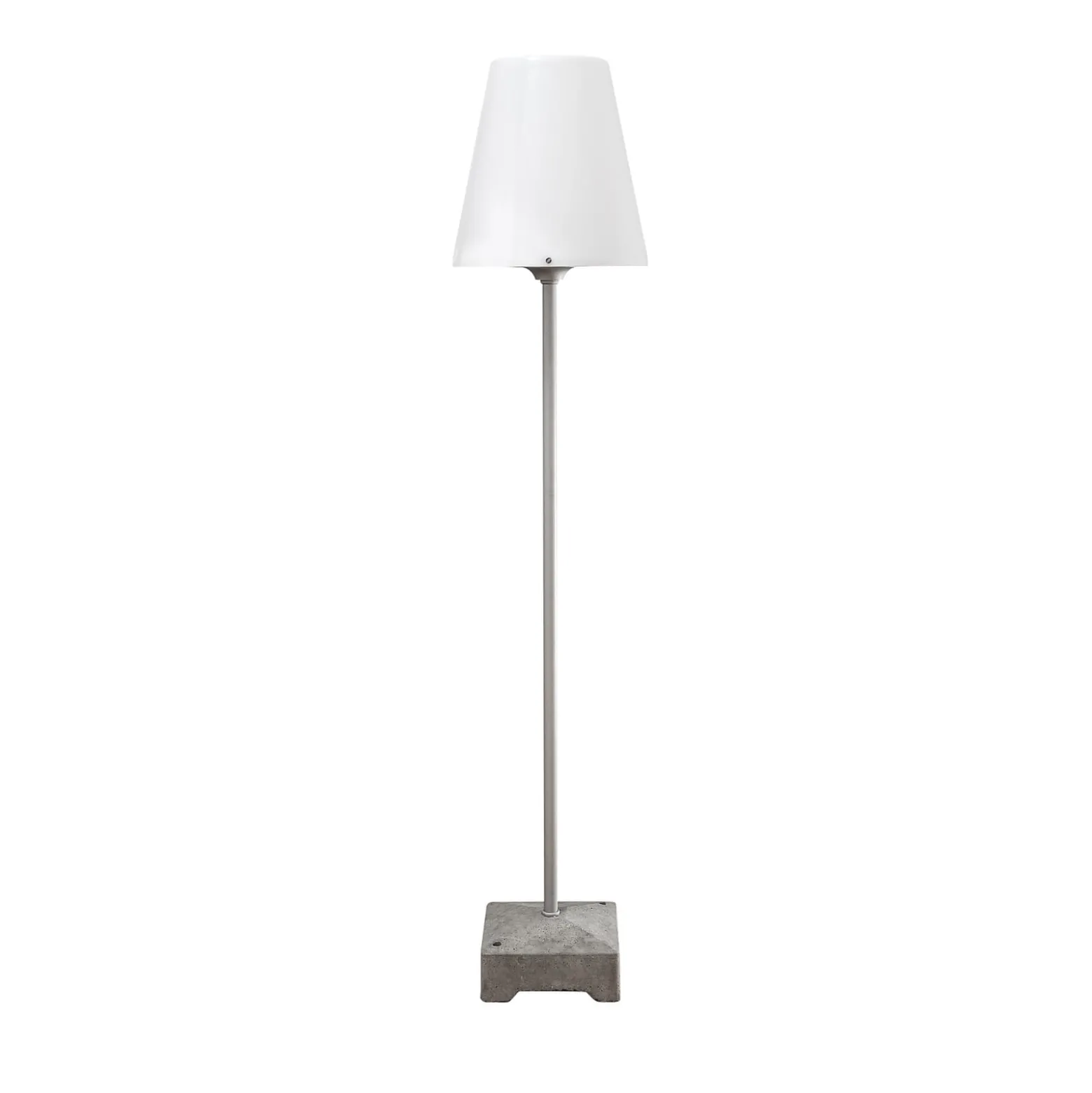 Terassivalaisin Lucca, harmaa, korkeus 130 cm, metalli, IP44