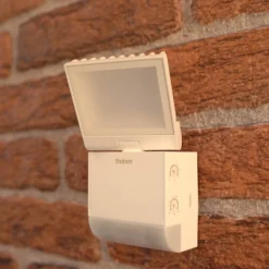 Theben LED-ulkoseinävalaisin theLeda S8-100, valkoinen, tunnistin