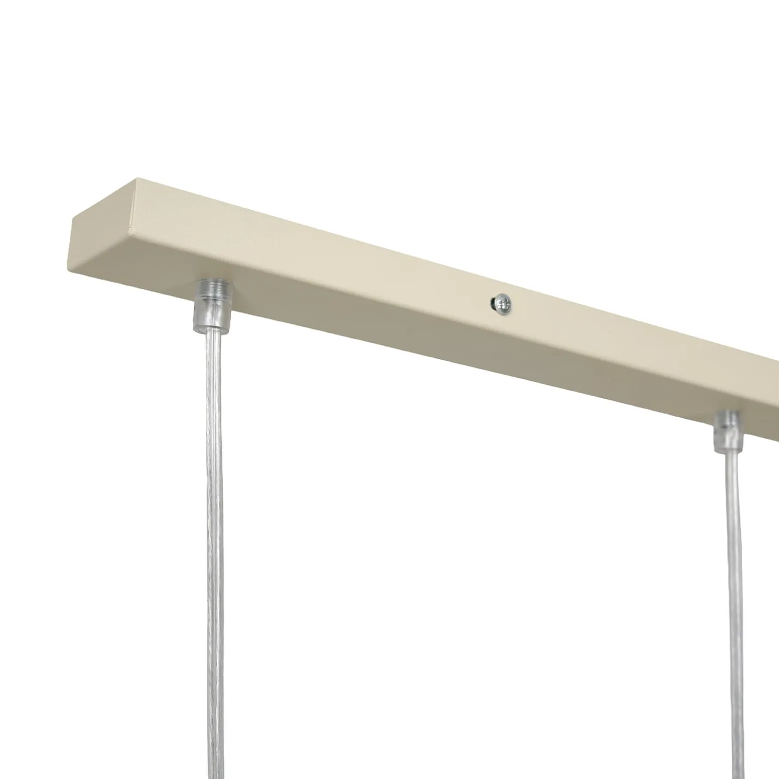 Timon-riippuvalo, taupe/beige, pituus 60 cm, metallia, 3-lamppuinen