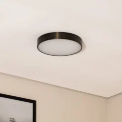 Timur LED-kattovalaisin, antrasiitti, teräs, Ø 34 cm