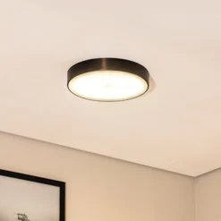 Timur LED-kattovalaisin, antrasiitti, teräs, Ø 34 cm