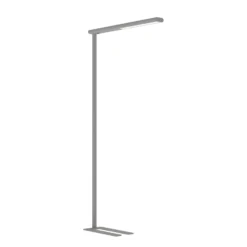 Toimiston LED-lattiavalaisin MAULjet, hopeanvärinen, korkeus 195 cm