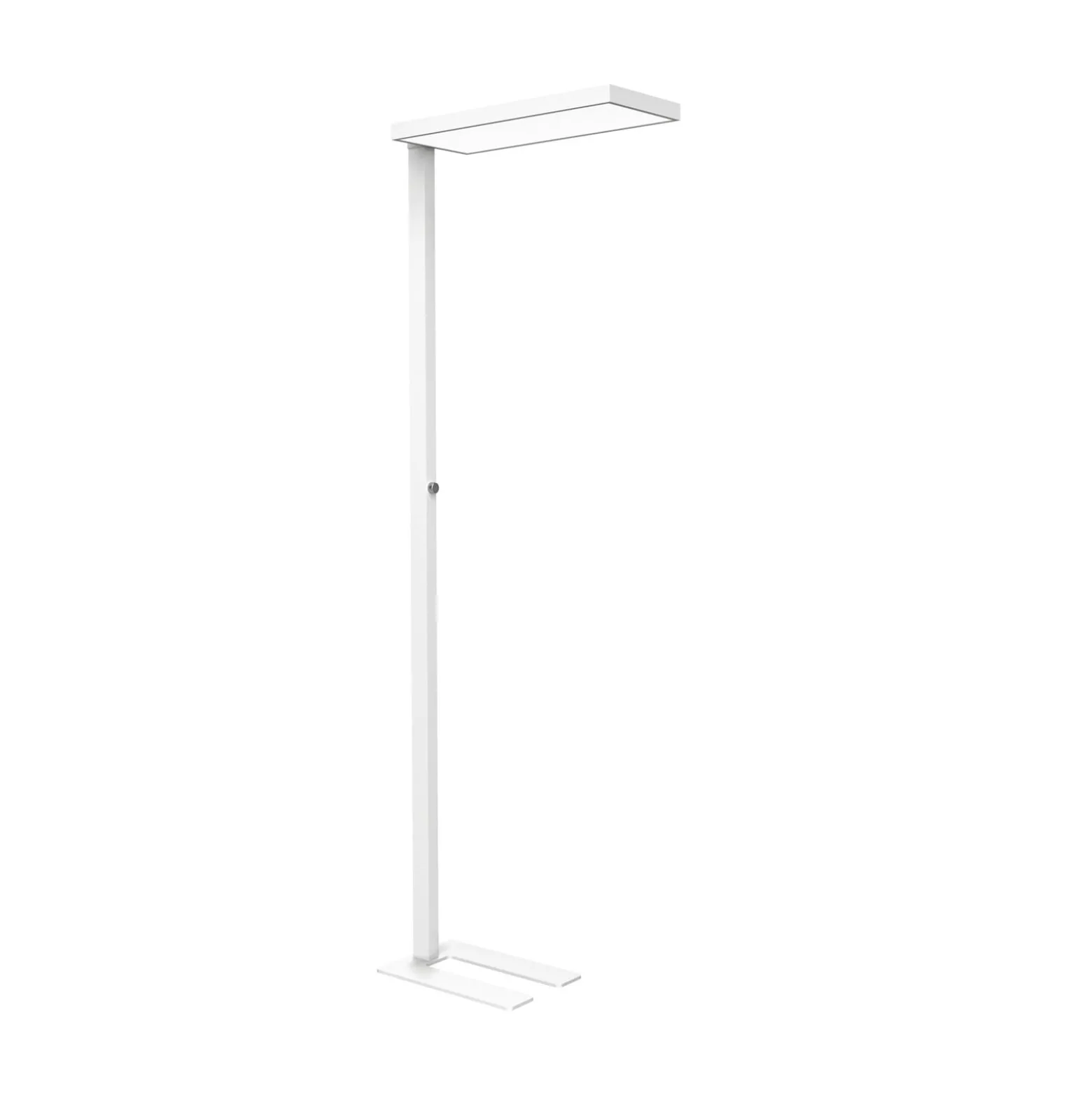 Toimiston LED-lattiavalaisin MAULjura, valkoinen, alumiini, 196,5 cm, 4000 K
