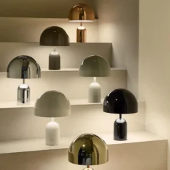 Tom Dixon Akku-pöytälamppu BELL PORTABLE, musta, 28 cm IP44
