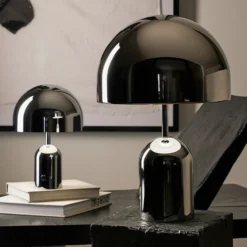 Tom Dixon Akku-pöytälamppu BELL PORTABLE, musta, 28 cm IP44