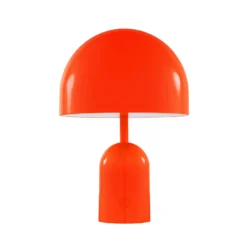 Tom Dixon Akku-pöytälamppu BELL PORTABLE, punainen, 28 cm IP44