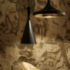 Tom Dixon Beat Tall -LED-riippuvalo, musta
