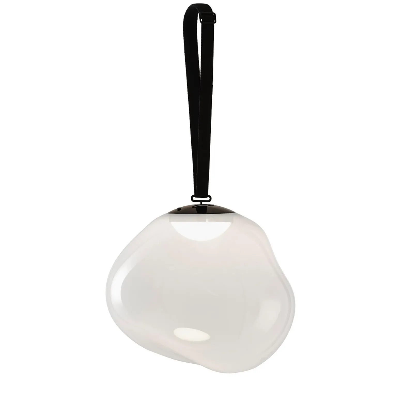 Tom Dixon LED-akku-terassilamppu Melt large, opaali, 57 cm