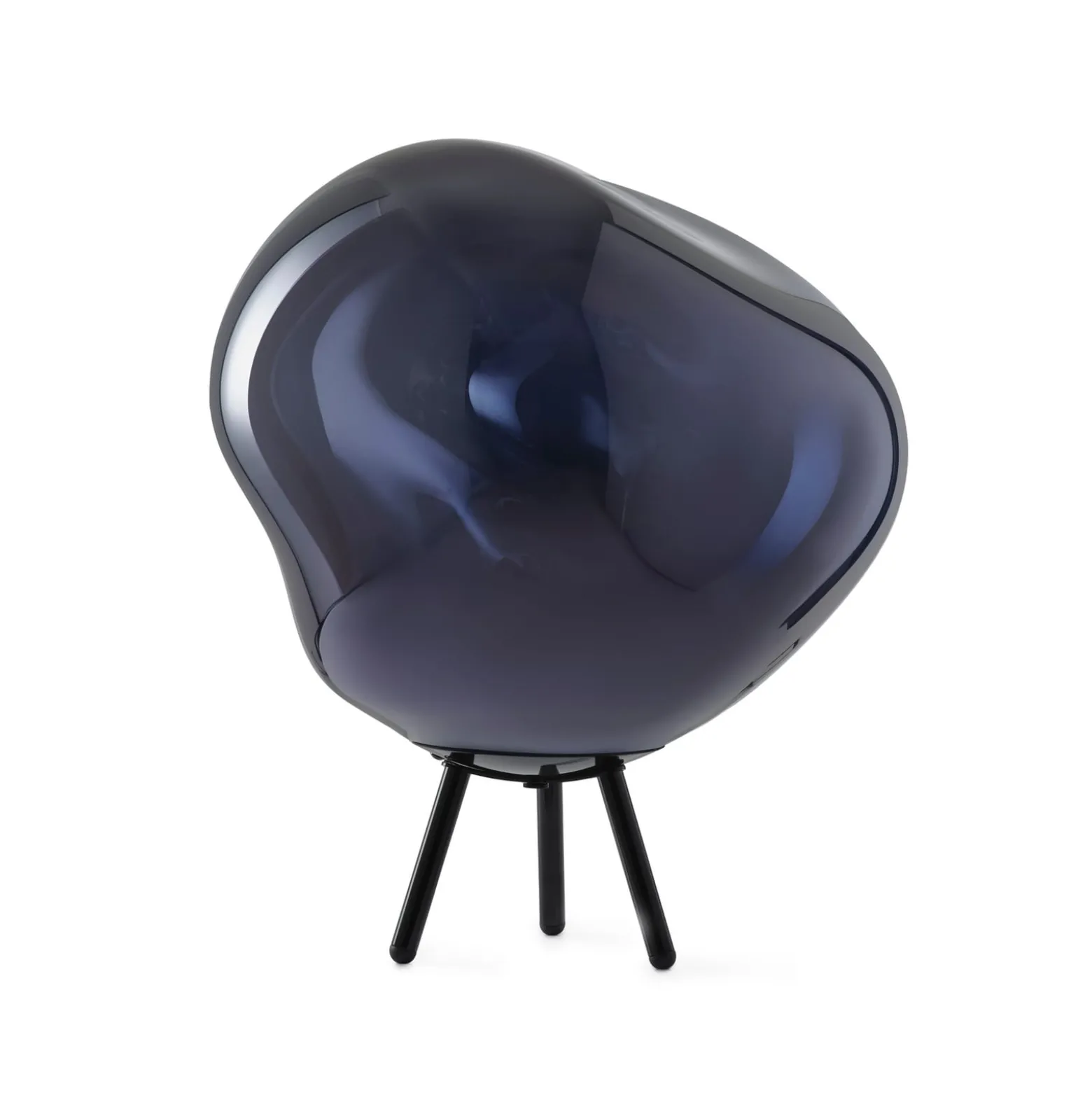 Tom Dixon LED-akku-terassilamppu Melt large, savuharmaa