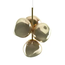 Tom Dixon LED-riippuvalo Melt Chandelier Mini, pronssinvärinen