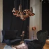 Tom Dixon maavalaisin Melt, kuparinvärinen, korkeus 165 cm, terästä