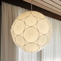Tom Dixon Soft-riippuvalo, Ø 45 cm, valkoinen, muovi, E27