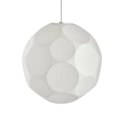 Tom Dixon Soft-riippuvalo, Ø 45 cm, valkoinen, muovi, E27