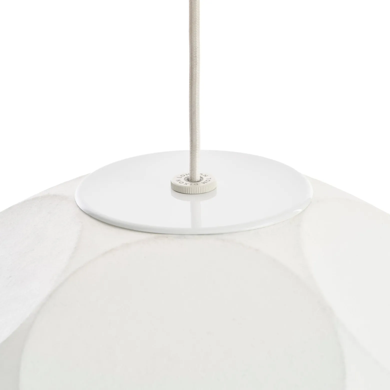 Tom Dixon Soft-riippuvalo, Ø 45 cm, valkoinen, muovi, E27