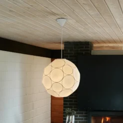Tom Dixon Soft-riippuvalo, Ø 45 cm, valkoinen, muovi, E27