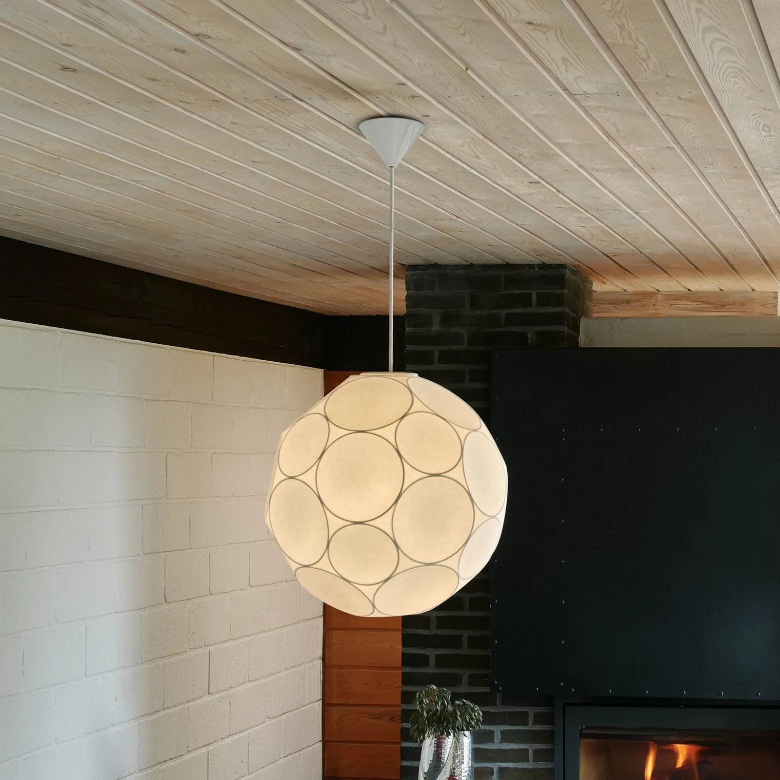 Tom Dixon Soft-riippuvalo, Ø 45 cm, valkoinen, muovi, E27
