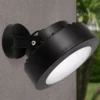 Tommy-ulkokohdevalo, pyöreä, musta 1-lamp. 10W CCT