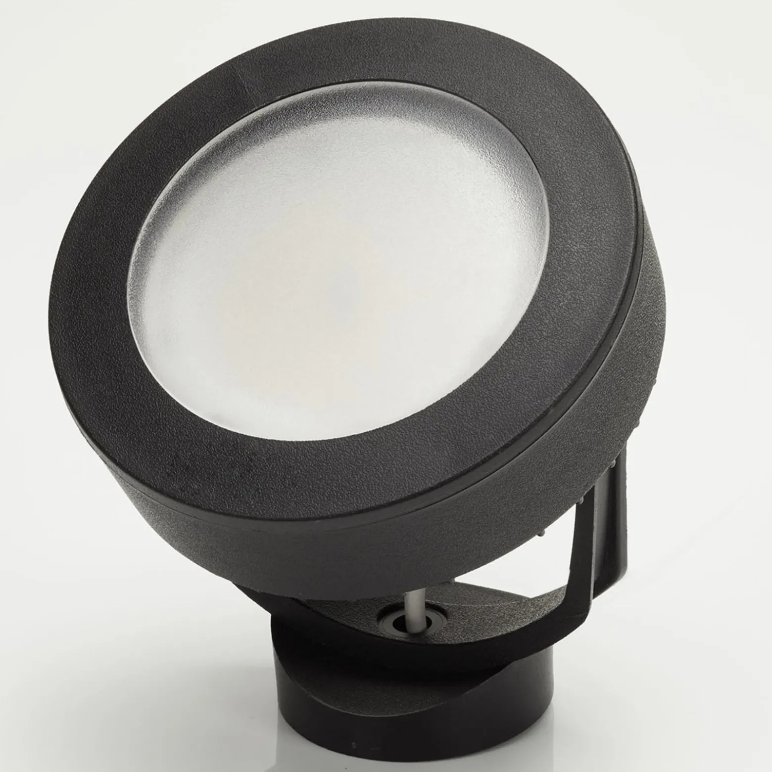 Tommy-ulkokohdevalo, pyöreä, musta 1-lamp. 10W CCT