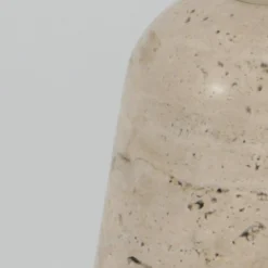 Travino-pöytävalaisin, korkeus 34 cm, travertiini, meriruoko, E27
