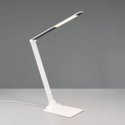 Travis LED-pöytävalaisin, valkoinen, CCT, himmennettävä, kosketus, USB