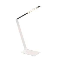 Travis LED-pöytävalaisin, valkoinen, CCT, himmennettävä, kosketus, USB