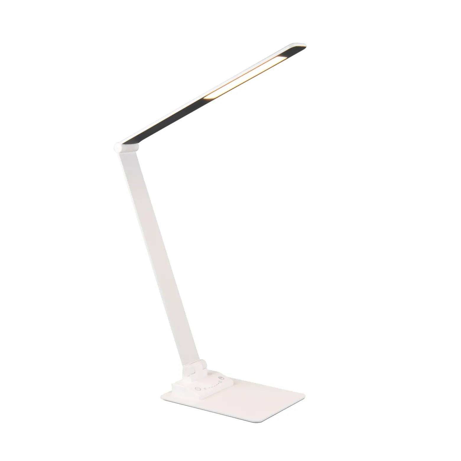 Travis LED-pöytävalaisin, valkoinen, CCT, himmennettävä, kosketus, USB