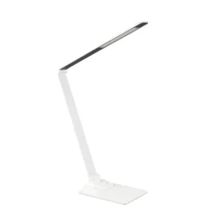 Travis LED-pöytävalaisin, valkoinen, CCT, himmennettävä, kosketus, USB