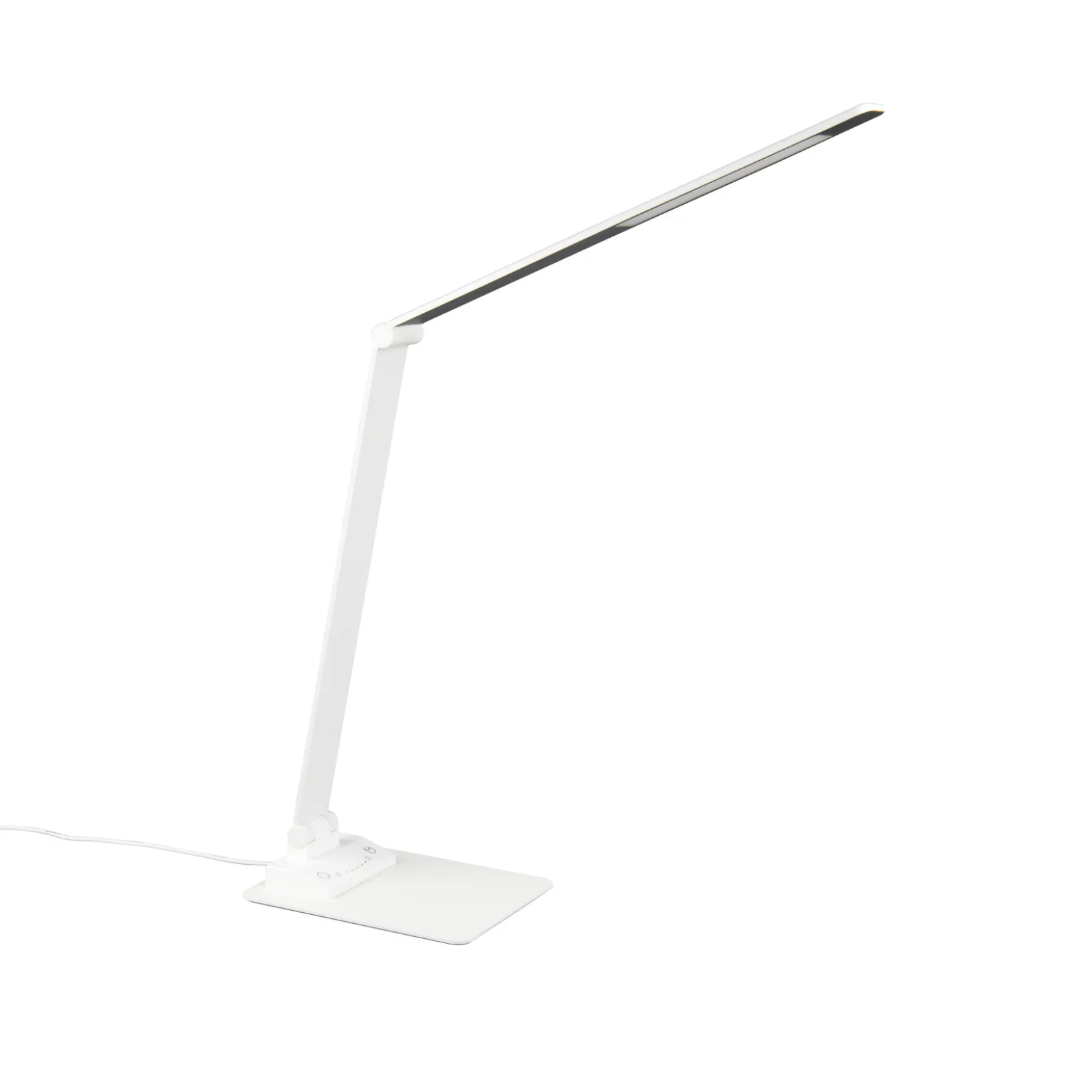 Travis LED-pöytävalaisin, valkoinen, CCT, himmennettävä, kosketus, USB