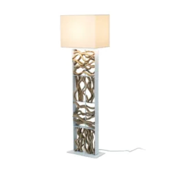 Tremiti lattiavalaisin, puunvärinen/beige, korkeus 160 cm, puu