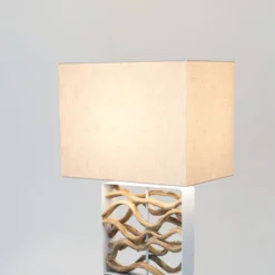 Tremiti lattiavalaisin, puunvärinen/beige, korkeus 160 cm, puu