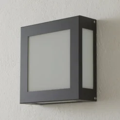 Tunnistin-LED-ulkovalo Aqua Legendo antrasiitti