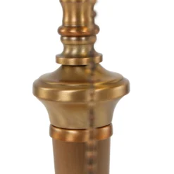 Työpöytävalo Ancilla lasia, pronssi/vihreä