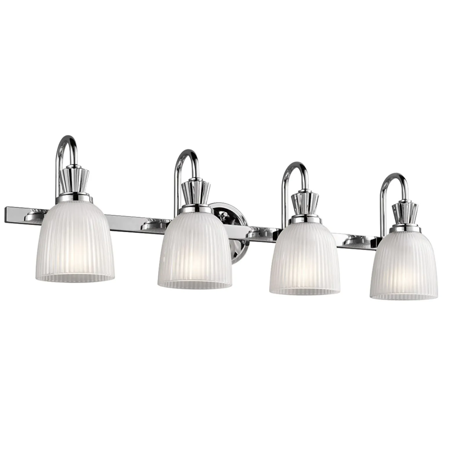 Tyylikäs Cora-LED-seinävalaisin, 4-lamppuinen