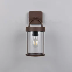 Ulkopuolinen seinävalaisin Almeria, ruoste, alumiini, korkeus 29 cm, IP44