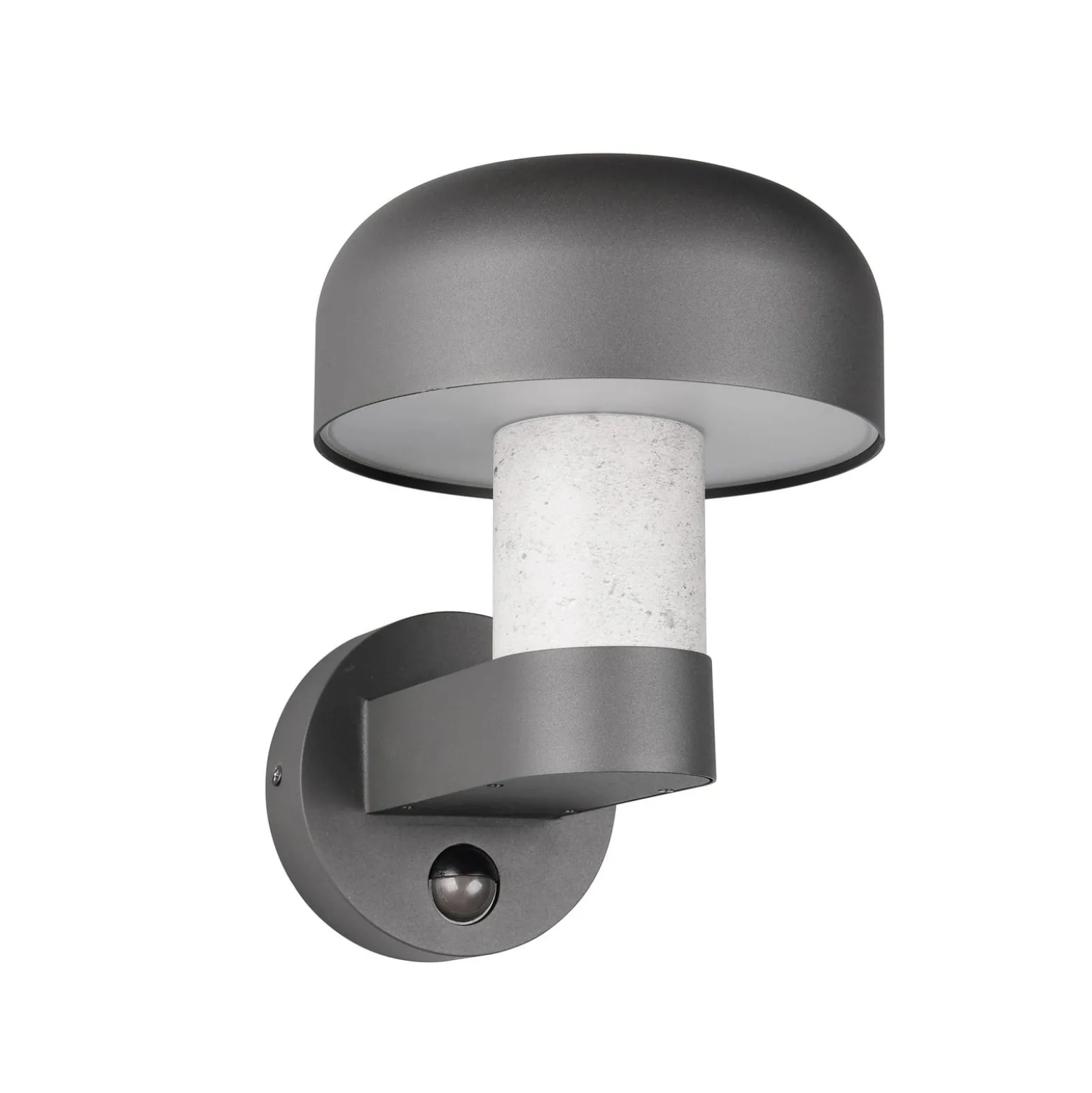Ulkopuolinen seinävalaisin Fraser Sensor harmaa/betoninen, alumiini IP54 E27