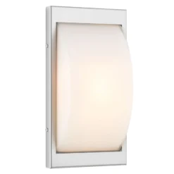 Ulkopuolinen seinävalaisin, tyyppi 068, ruostumaton teräs, korkeus 33 cm, E27