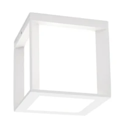 Ulkoseinälamppu Henry, 16x16x16 cm, valkoinen