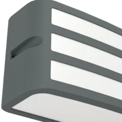 Ulkoseinävalaisin Camarda rimoilla, antrasiitti