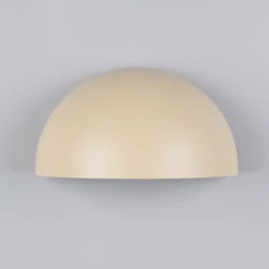 Ulkoseinävalaisin MAAS, kermanvärinen, leveys 27 cm, metalli, IP44