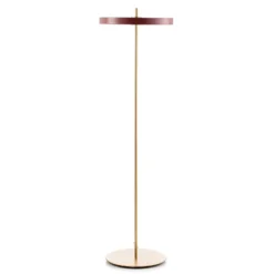 UMAGE Asteria Floor LED-lattiavalo rubiinin