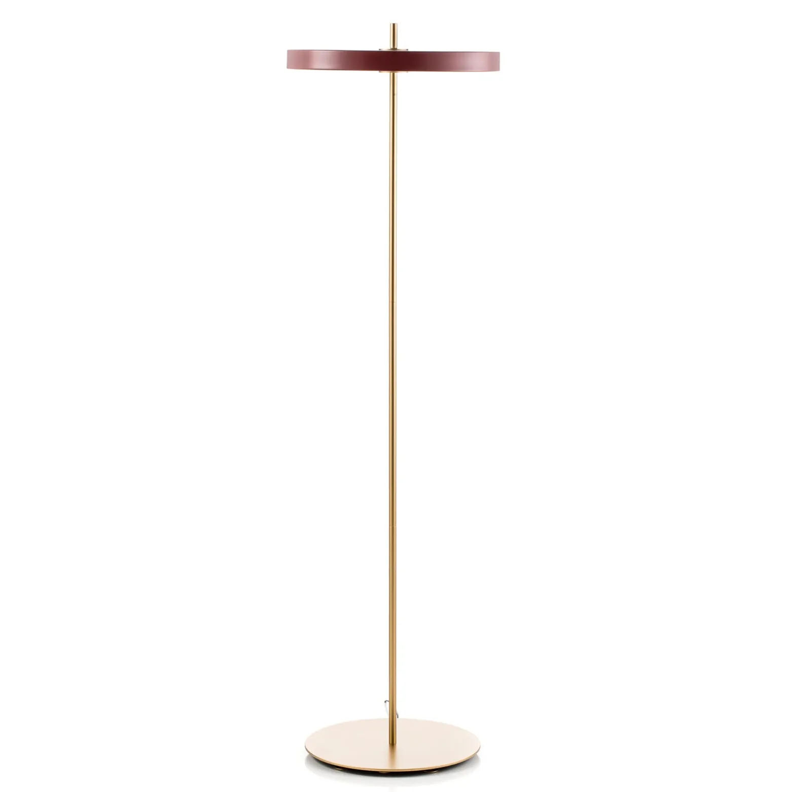 UMAGE Asteria Floor LED-lattiavalo rubiinin